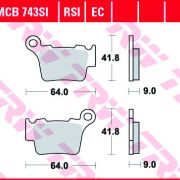 Klocki Hamulcowe TRW MCB743 Sinter offroad