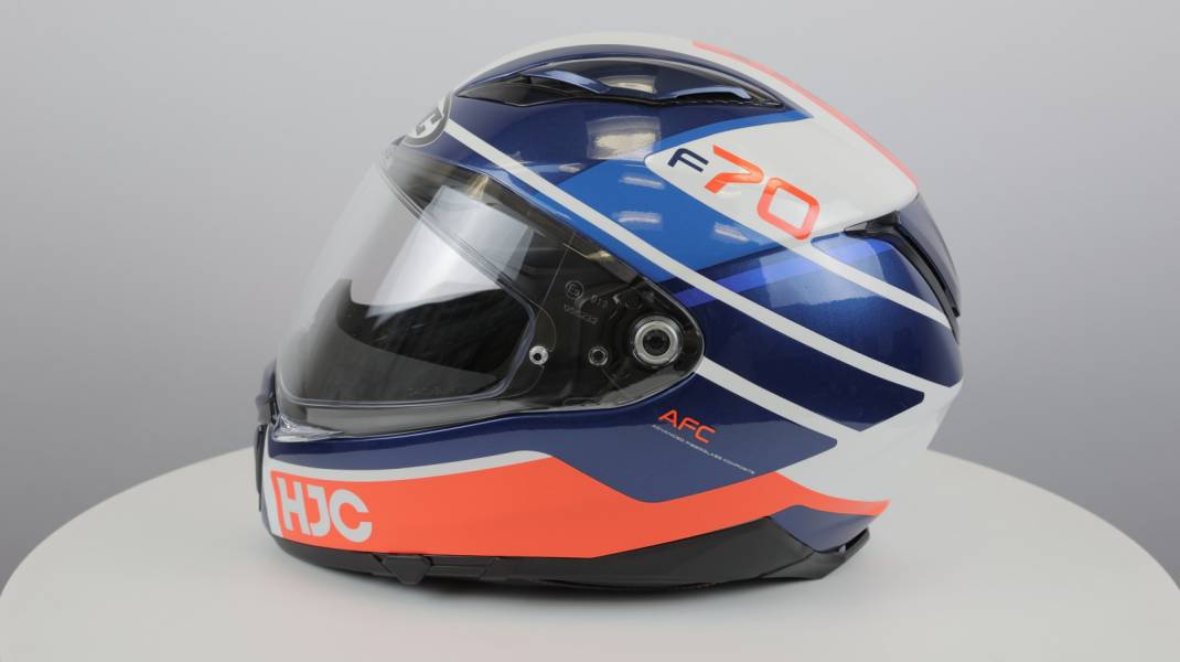 Kask HJC F70 Tino Blue/White/Red XL [Outlet] OUTLET #10 Tino Blue/White/Red