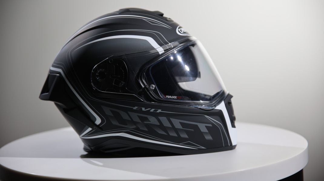 Kask Caberg Drift EVO INTEGRA CZARNY MAT/SZARY/BIAŁY S [Outlet] OUTLET #65 INTEGRA CZARNY MAT/SZARY/BIAŁY