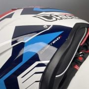 Kask Caberg Drift Evo II OUTLET #77 Jarama Biały/Czerwony/Niebieski XL OUTLET #77 Jarama Biały/Czerwony/Niebieski