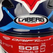 Kask Caberg Drift Evo II OUTLET #77 Jarama Biały/Czerwony/Niebieski XL OUTLET #77 Jarama Biały/Czerwony/Niebieski