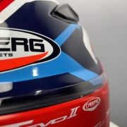 Kask Caberg Drift Evo II OUTLET #77 Jarama Biały/Czerwony/Niebieski XL OUTLET #77 Jarama Biały/Czerwony/Niebieski