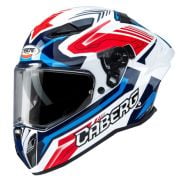 Kask Caberg Drift Evo II OUTLET #77 Jarama Biały/Czerwony/Niebieski XL OUTLET #77 Jarama Biały/Czerwony/Niebieski