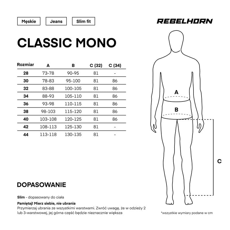 Spodnie Rebelhorn Classic Mono